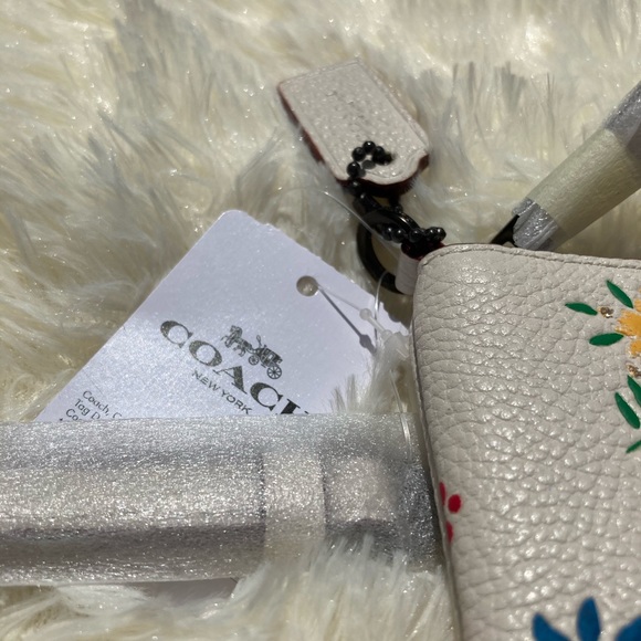 Coach Wildflower Print Wristlet - Picture 11 of 11